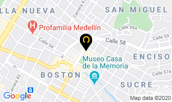 Mapa de Electrónicas Roidan en Medellín