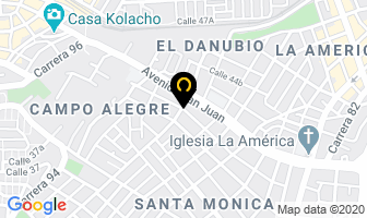 Mapa de Electronicas Zenithtron en Medellín