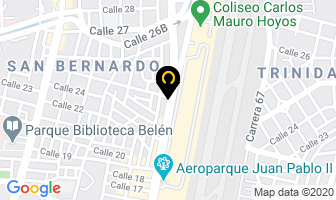 Mapa de Electropuertas Ltda. en Medellín