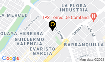 Mapa de Electropuertas Ltda. en Cali