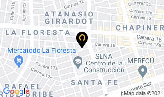 Mapa de Electrovida A.g en Cali