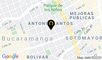 Mapa de Elementa Diseño Industrial en Bucaramanga