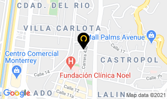 Mapa de Elementos Y Complementos Ltda en Medellín