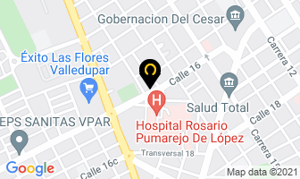 Mapa de Elizabeth Silva Eventos & Decoraciones en Valledupar