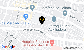 Mapa de Elizabeth Toledo Oftalmologa en Ibagué