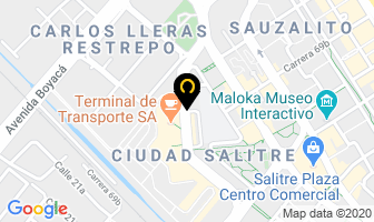 Mapa de Ema Andina Ltda. en Bogotá D.C