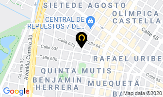Mapa de Embobinados Boyacá en Bogotá D.C