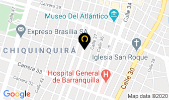 Mapa de Embragues Del Caribe en Barranquilla