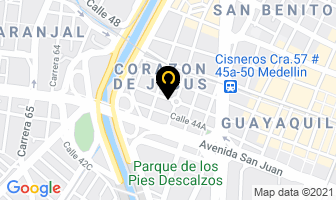 Mapa de Embragues Y Discos Itagüi en Medellín