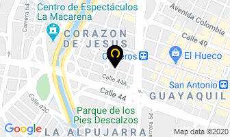 Mapa de Embragues Y Discos La 45 en Medellín