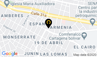 Mapa de Emcobi en Cartagena