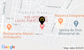 Mapa de Emcofunerales La Paz en Puerto Asís