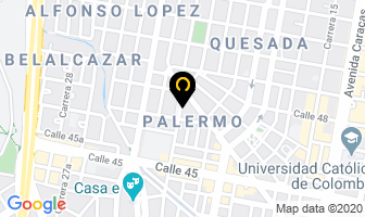 Mapa de Emerdent en Bogotá D.C
