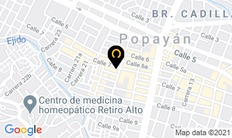 Mapa de Emiro Antonio Ramírez / Metálicas Freizer en Popayán