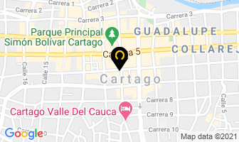 Mapa de Emisora Cartago Stereo en Cartago