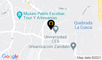 Mapa de Emisora Celeste en Medellín