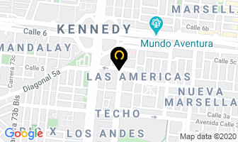Mapa de Emisora Kennedy 14.30 A.m. en Bogotá D.C