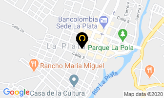 Mapa de Emisora Potencia Latina en La Plata