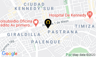 Mapa de Emotion Cosmetic en Bogotá D.C