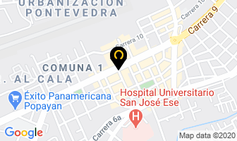 Mapa de Empanadas Gourmet en Popayán