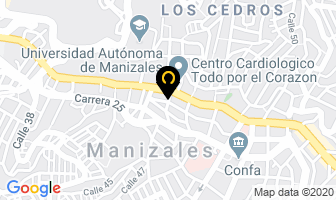 Mapa de Empanadas Junior en Manizales