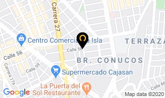 Mapa de Empanadas La 58 en Bucaramanga
