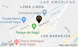 Mapa de Empanadas Ricas Y Café en Itaguí