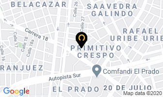 Mapa de Empanadas Ricuras Del Valle en Cali