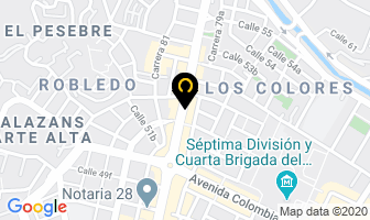 Mapa de Empanaditas De La U en Medellín