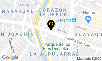 Mapa de Empaques Aba en Medellín