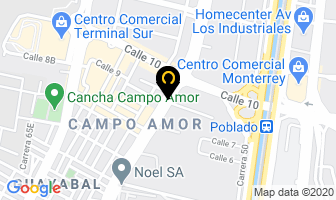 Mapa de Empaques El Triunfo en Medellín