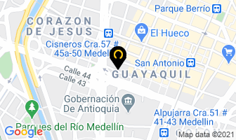 Mapa de Empaques Tobón en Medellín