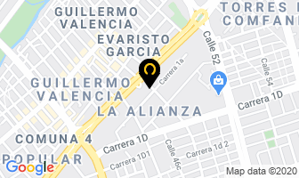 Mapa de Empaques Y Bolsas Plasticas Cali Flexocali en Cali