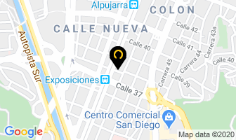 Mapa de Empaques Y Parabrisas en Medellín