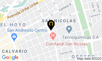 Mapa de Empaquetaduras Dikarol en Cali