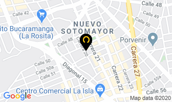 Mapa de Empastes E Impresos en Bucaramanga