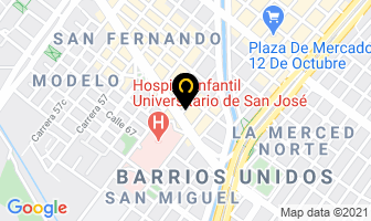 Mapa de Emplaz Ltda en Bogotá D.C