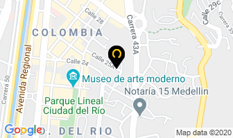 Mapa de Empresas De Antioquia Ltda en Medellín