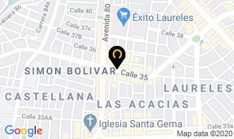 Mapa de En Manos Expertas en Medellín