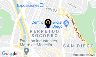 Mapa de Enalambre Y Tuberia en Medellín