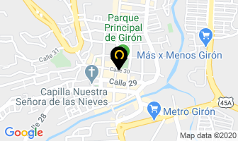 Mapa de Encanto Sobre Piel en Girón
