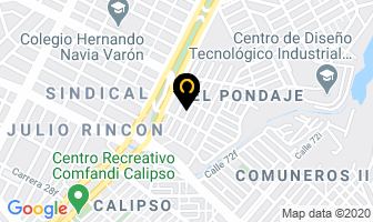 Mapa de Encanto Vallenato en Cali