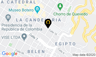 Mapa de Enchiladas Candelaria en Bogotá D.C