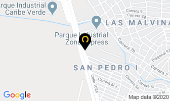 Mapa de Enco Express en Barranquilla
