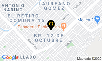 Mapa de Encofrados Bonilla en Cali