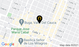 Mapa de Encuadernación Colmenares en Buga