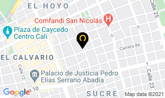 Mapa de Encuadernación Sotelo en Cali