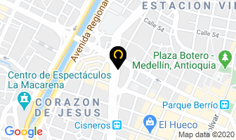 Mapa de Endecolsa en Medellín