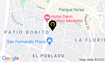 Mapa de Endocrino S.a en Medellín