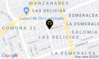 Mapa de Enfriar Sas en Cali